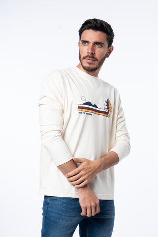 Camiseta Oversized Fit Mangas Largas LF